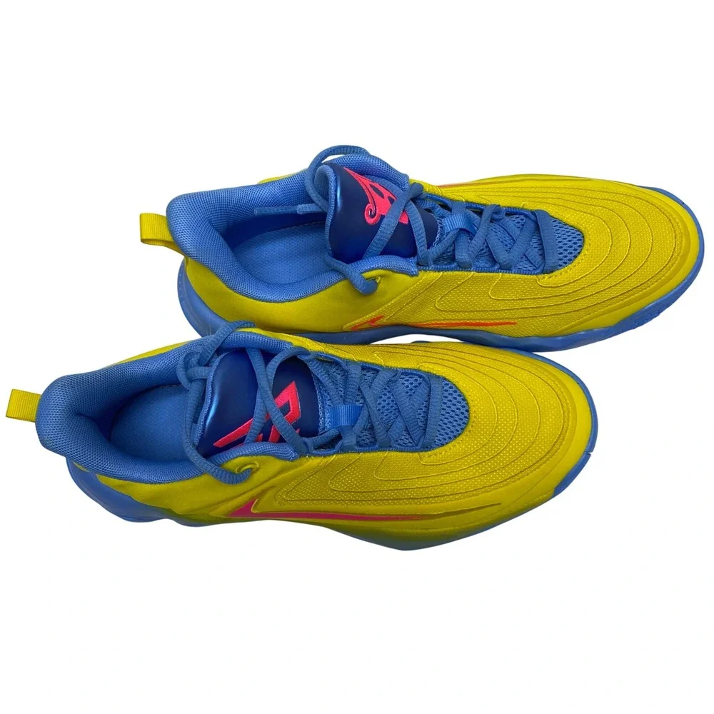 Nike Giannis Immortality 2 Yellow Blue Pink Shoes FZ6734-700 Kids 6Y NWOB